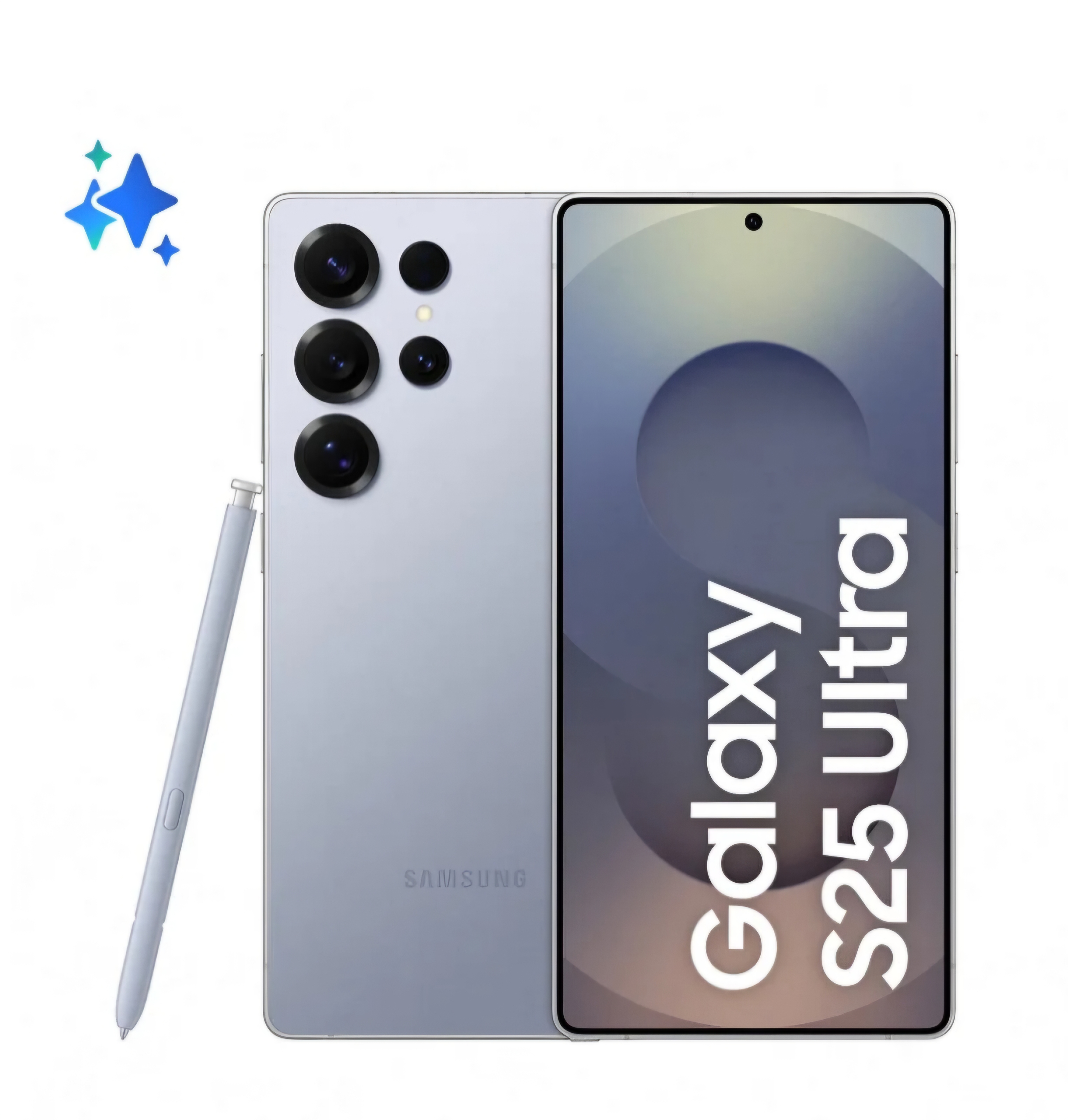 سامسونج جلاكسي إس 25 الترا  1تيرا .تيتانيوم فضي، ازرق